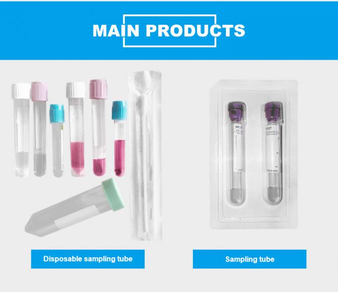 100mm Vacuum Blood Collection Tube , Blood Sample Collection Vials