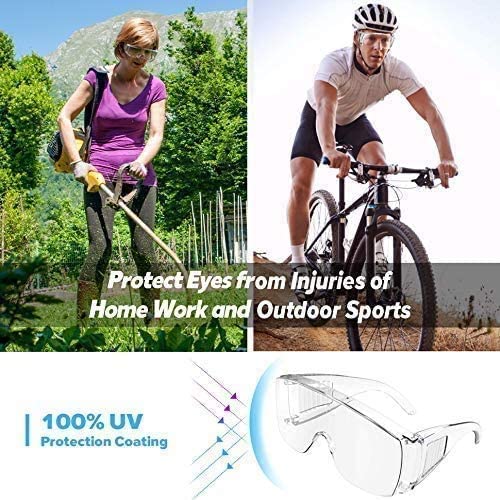 Anti Droplet Splash Medical Eye Protection Over Glasses