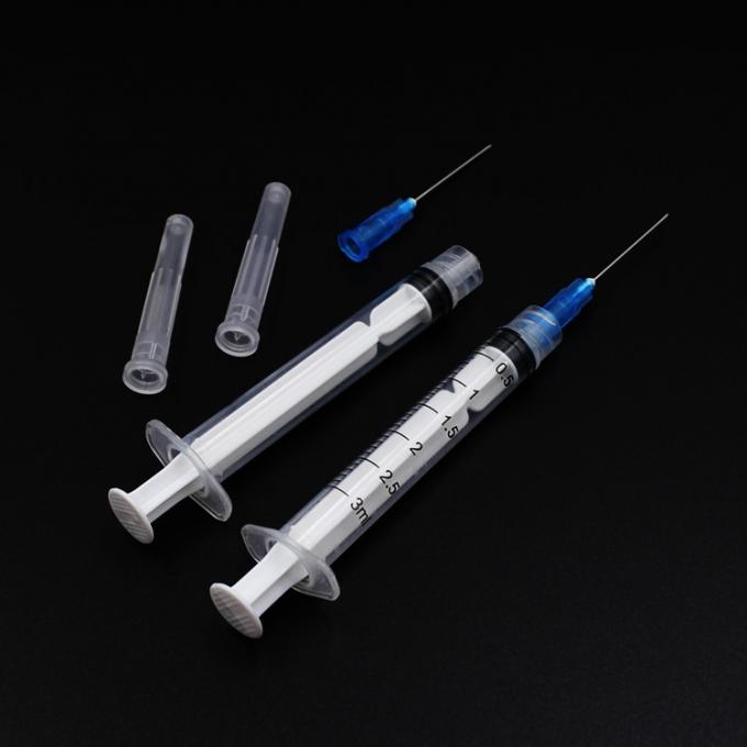 Medical Grade PP 3ml Disposable Syringe With Needle