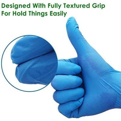 Powder Free Hand Protection Disposable Nitrile Gloves fast dlivery non-sterile high resilience nitrile gloves