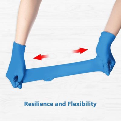Powder Free Hand Protection Disposable Nitrile Gloves fast dlivery non-sterile high resilience nitrile gloves