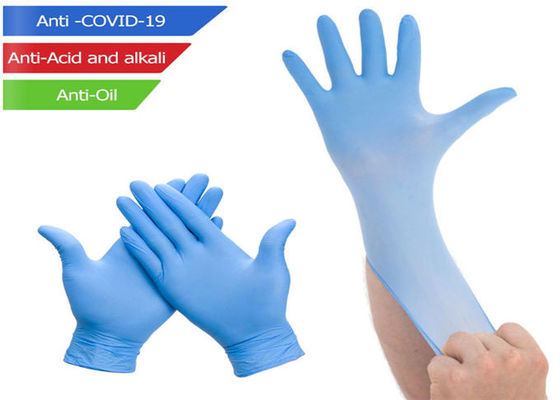 high quality FDA CE Disposable Nitrile Examination Gloves no powder 9 inch 12inch hands protection AQL1.5 AQL4.0