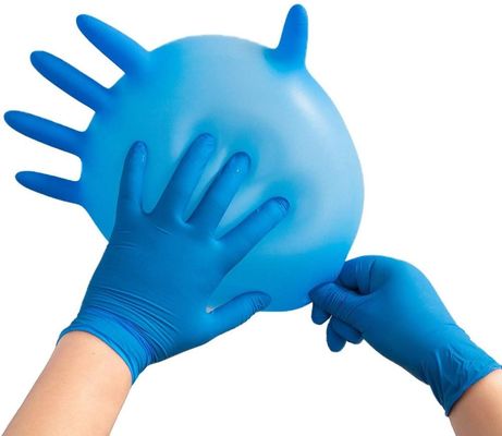 high quality FDA CE Disposable Nitrile Examination Gloves no powder 9 inch 12inch hands protection AQL1.5 AQL4.0