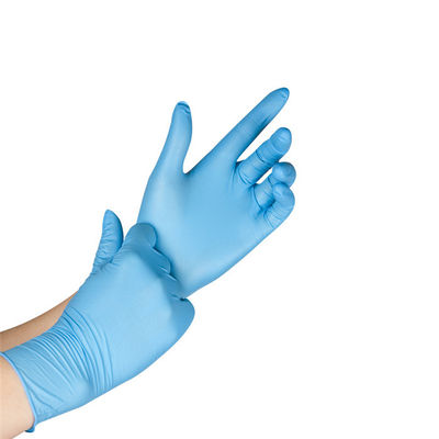 OTG USA FDA 510K Disposable Blue Nitrile Gloves Powder Free for Medical Use