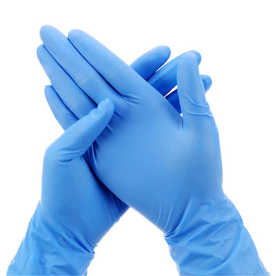 OTG USA FDA 510K Disposable Blue Nitrile Gloves Powder Free for Medical Use