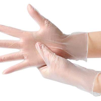 No Allergies 9 Inch Disposable Medical PVC Gloves