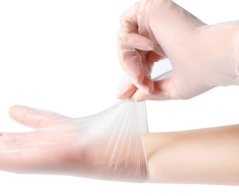 No Allergies 9 Inch Disposable Medical PVC Gloves