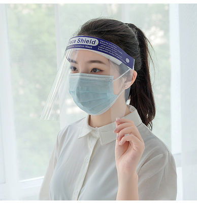 Eco Friendly Adjustable Clear Plastic Full Face Shield