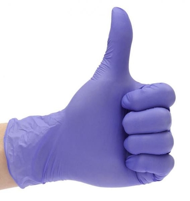 Dark Blue Examination Medical Nitrile Gloves Medical Grade Factory Directoy Puncture Resistant