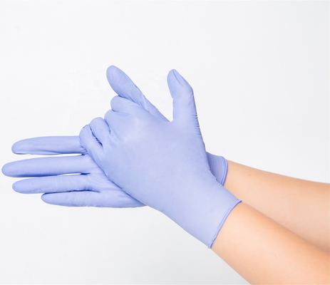 Anti Bacterial Powder Free Disposable Factory Outlet Wholesale Nitrile Gloves  Clean Waterproof  Medical Grade Gloves