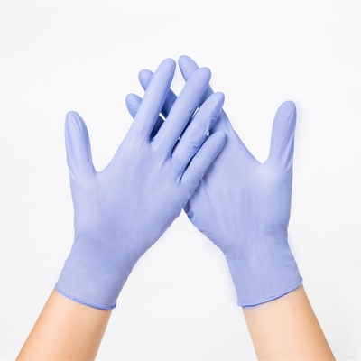 Anti Bacterial Powder Free Disposable Factory Outlet Wholesale Nitrile Gloves  Clean Waterproof  Medical Grade Gloves