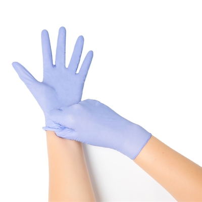 Anti Bacterial Powder Free Disposable Factory Outlet Wholesale Nitrile Gloves  Clean Waterproof  Medical Grade Gloves